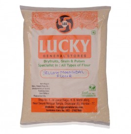 Lucky General Stores Yellow Moongdal Flour   Pack  200 grams